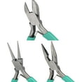 thumbnail image 1 of 3pcs Mini Jewelry Pliers Tool Set Professional Precision Pliers, 1 of 7