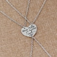 3pcs Mom Sister Pendant Necklace Broken Heart Puzzle Necklaces Sisters