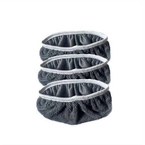 3pcs Mop Replacement Pad, Flat Floor Mop Cloth, Washable And Durable Replacement Mop Cloth, Dust Removal Mop Head, Wet And Dry Use, Easy To Clean, Cleaning Supplies, Christmas Supplies