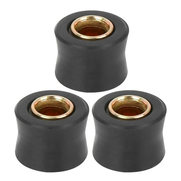 3pcs Motorcycle 10mm Rear Shock Absorber Cushion Rubber Ring Shock Absorber Bushing