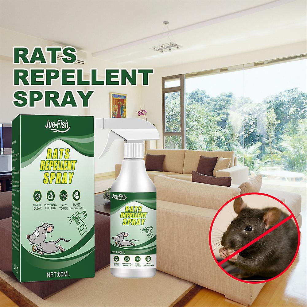 3pcs Mouse Repellent Peppermint Oil Spray Plantbased Formula Rodent