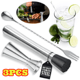 3pcs Muddler for Cocktails Set, Bar Muddler Tool with Sturdy Head ...