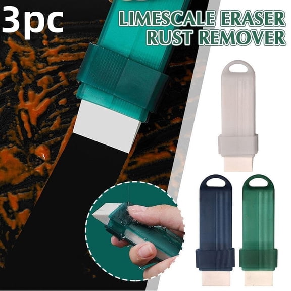 3pcs Multifunctional Rubber Cleaning Brush Set, Heavy Duty Kitchen Tile Faucet Glass Scrubber, Household Cleaning Brush Set, Ergonomic Handle Scrubber for Sink, Durable Multipurpose Cleaning Tool