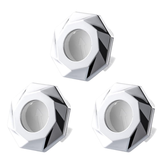 3pcs Multipurpose Overflows Covers Accessory for Various Sink Styless In Elegant Color Simple Installation Designs