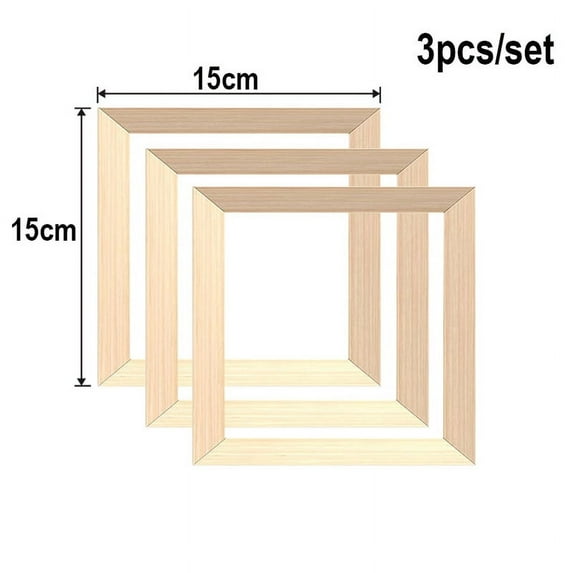 3pcs Natural Wood Pictures Frame A4 30x40 Wall Canvas Frame Diamond Painting Picture and Poster Wall Frame Pine Home Wall Decor