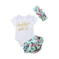 Newborn Baby Girl Romper With Bows - Sleeveless Summer One Piece Jumpsuit 0-18 Months
