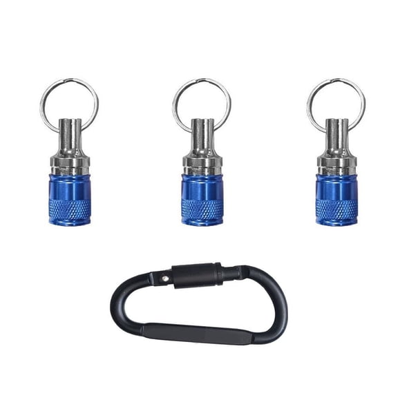 3pcs Non-Slip Drill Bit Holder Key Chain 1/4 Bit Holder for Nut Driver Keychain