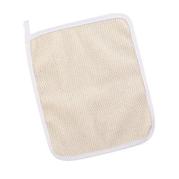 3pcs Nylon Exfoliating Washcloth for Body, 23x26cm Double-Sided Scrubbing Towel for Skin Cleansing & Dead Skin Removal, High-Foaming Bath Square