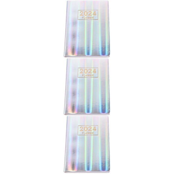 3pcs Office Planner Book Household Note Book Multi-Function Academic Planner Home Accessory
