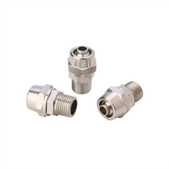 3pcs PC Series Pneumatic Parts Quick Twist Fittings Copper Nickel ...
