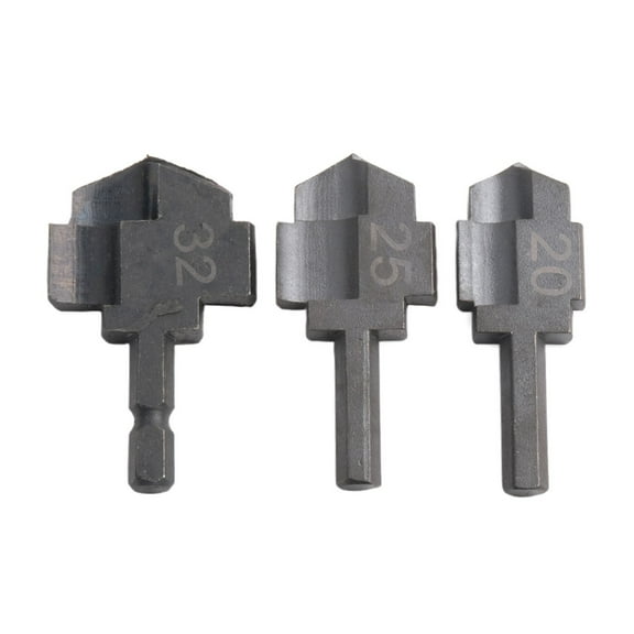 3pcs PPR Lifting Bit Stepped Drill Bit Hexagon Shank Hole Opener Tools For Water Pipe Expansion Punch