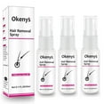 3pcs Permanent Hair Removal Spray Painless Armpit Legs Arms Hair