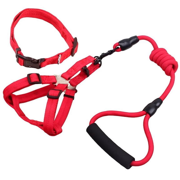 3pcs Pet Harness Leash Set