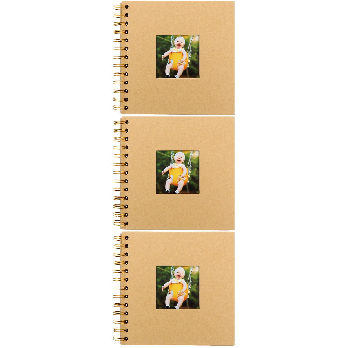 3pcs Photo Albums Memory Books Craft Paper DIY Scrapbooking Wedding Supplies 20 Pages