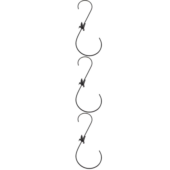 3pcs Plant Hook 30cm Decorative Hook For Hanging Thing Iron Hook For Bird Feeder