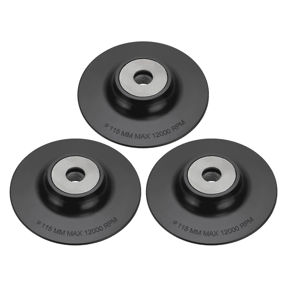 3pcs Plastic Angle Grinder Backing Pad Compatible with M14 Internal Thread Disc Sander 1 ywm58