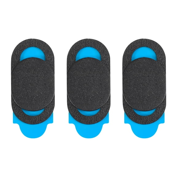 3pcs Plastic Camera Shield Stickers Notebook PC Tablet PC Mobile Anti-Hacker Peeping Protection Privacy Cover black,3 x Webcam Cover Slider,black