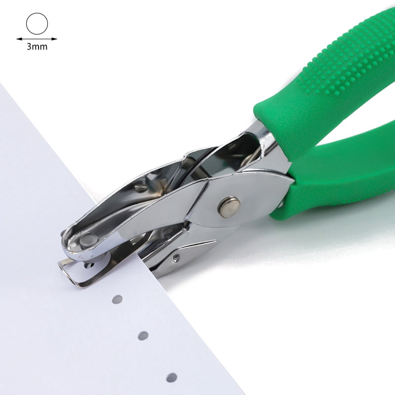 3pcs Plastic Paper Craft Hole Punches Paper Puncher for Paper Cutter Crafts & Scrapbooking Round 148x68mm
