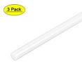 thumbnail image 1 of 3pcs Plastic Round Rod 5/32" Dia 20" Length White (POM) Polyoxymethylene Rods Engineering Plastic Round Bars(4mm), 1 of 5