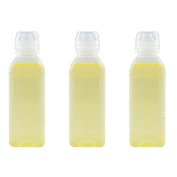 (3pcs) Plastic Squeeze Squirt Condiment Bottles with Cap - top dispensers for ketchup mustard mayo hot sauces olive oil