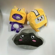 3pcs Plush Toys, Cute Cartoon Anime Boxy Foxy Stuffed Plush Doll, Birthday Christmas Gifts For Children Kids