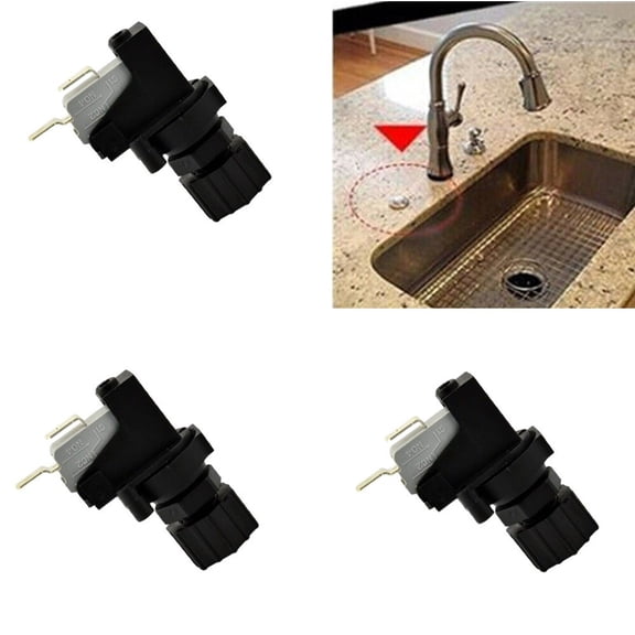 3pcs Pneumatic Air Pressure Control Switch On Off for Jet Tools and Bath Use
