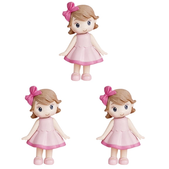 3pcs Pocket Doll Cake Mold Creative Cake Layout Doll Dress Cake Dessert Ornament