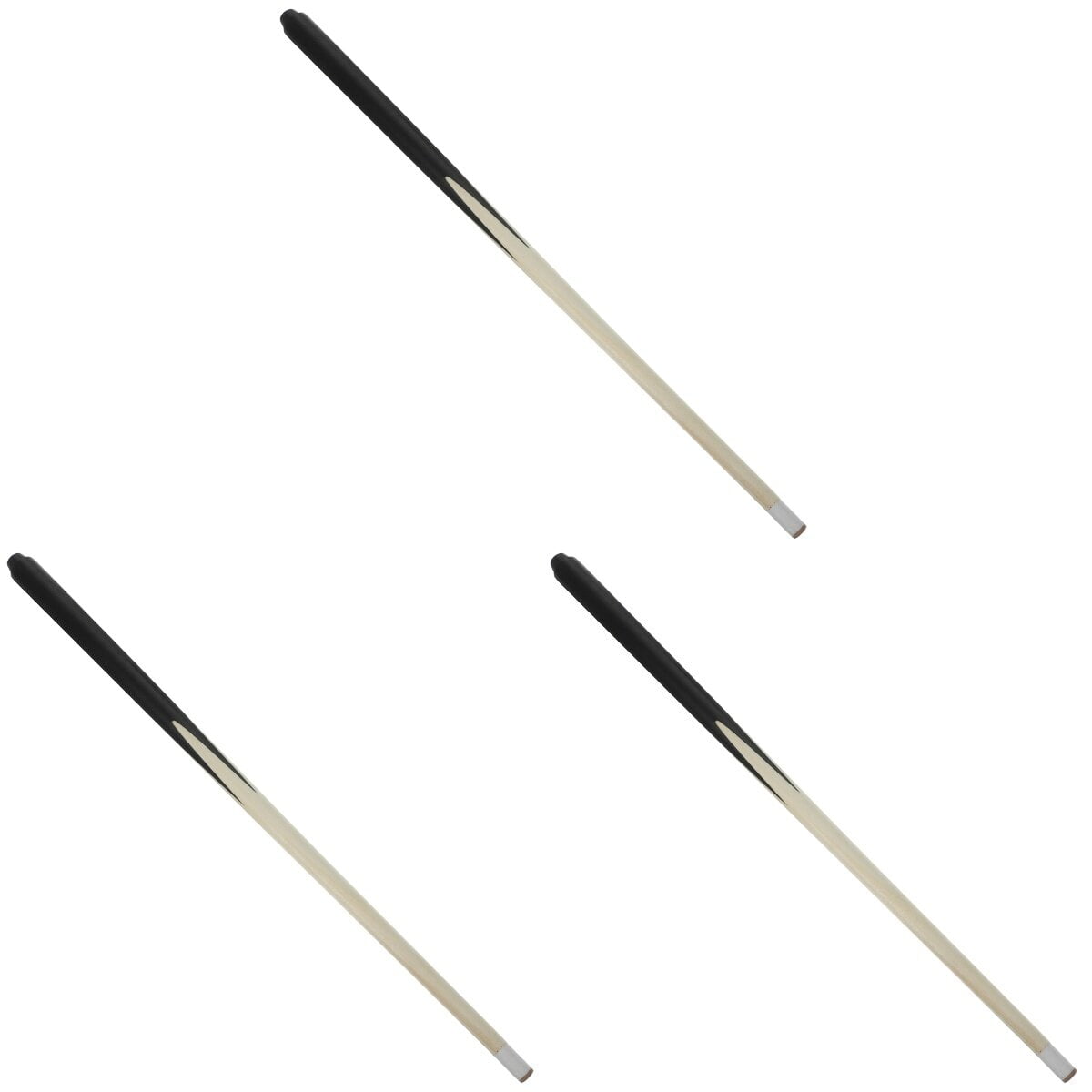 3pcs Pool Cue Kids Wood Billiard Cue Stick Childs Mini Cue Stick Short