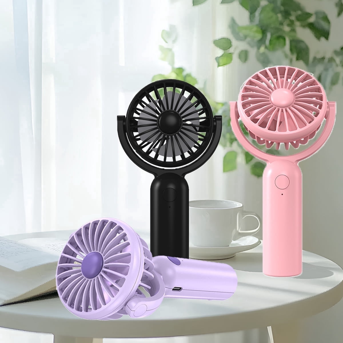 JODNO 3 in 3-Speed Portable USB Rechargeable 180 Degree Adjustable Hand ...