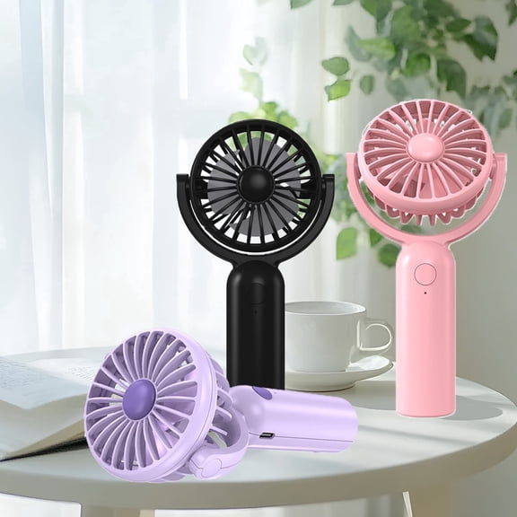JODNO 3 in 3-Speed Portable USB Rechargeable 180 Degree Adjustable Hand Held Fans