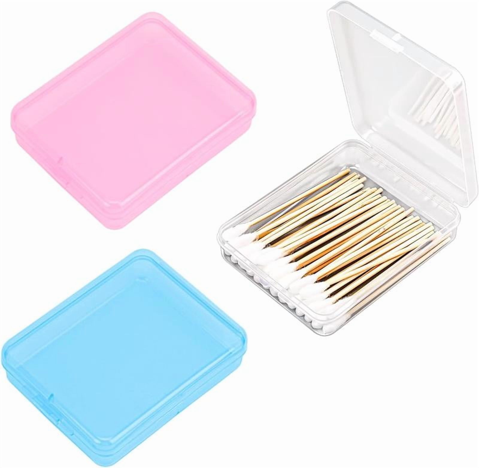 3pcs Portable Travel Cotton Swab Holder, Bathroom Countertop Storage ...