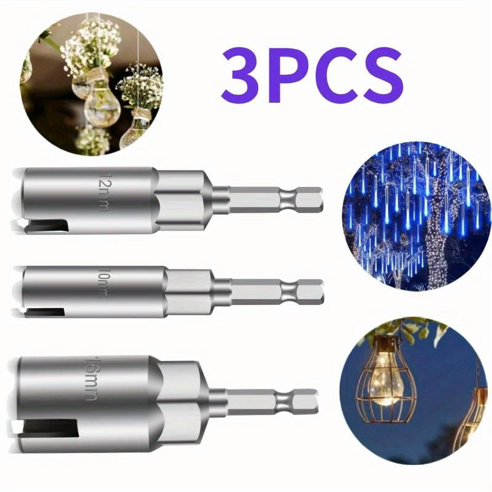 Wingnut Driver 3pcs Power Wing Nut Driver Set,1/4