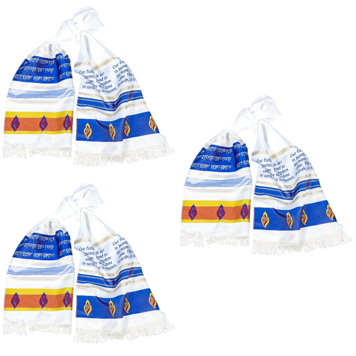 3pcs Prayer Shawl Messianic Shawl Tallit Prayer Scarf Religious Prayer ...