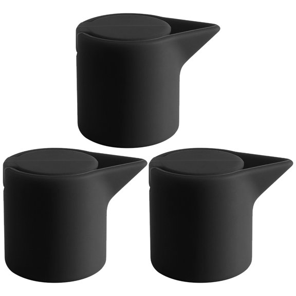 3pcs Premium Silicone Bottle Stoppers Ergonomic Push Pull Closures For Wine Preservations Home Pubs Essential