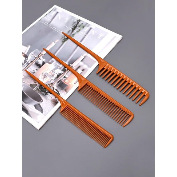 3pcs Professional Pointy Tail Comb Anti-Static Hair Comb