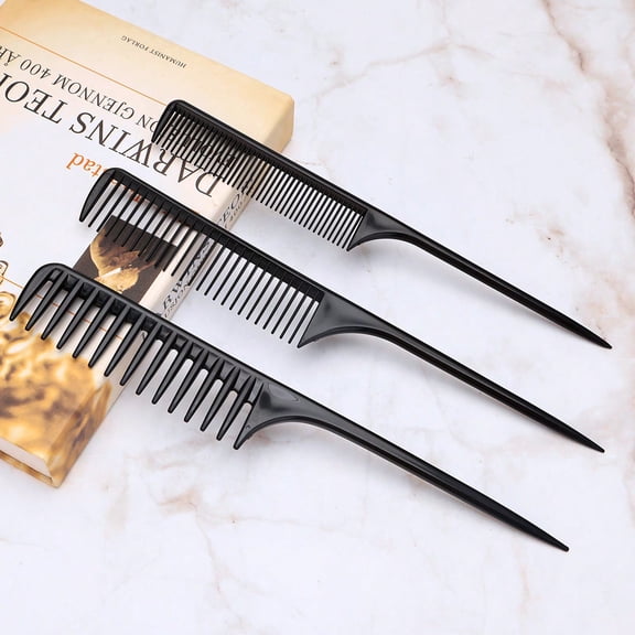 3pcs Professional Pointy Tail Comb Anti-Static Hair Comb