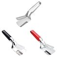 thumbnail image 1 of 3pcs Professional Stainless Steel Grill Tongs Set, Heavy-Duty Double-Sided Spatula Clamp, Anti-Scald Long Handles, Versatile BBQ & Kitchen Tool, 1 of 9