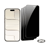 3pcs Qixxronics for iPhone Air Privacy Anti-Spy Screen Protector Anti-Scratch Anti-Fingerprint