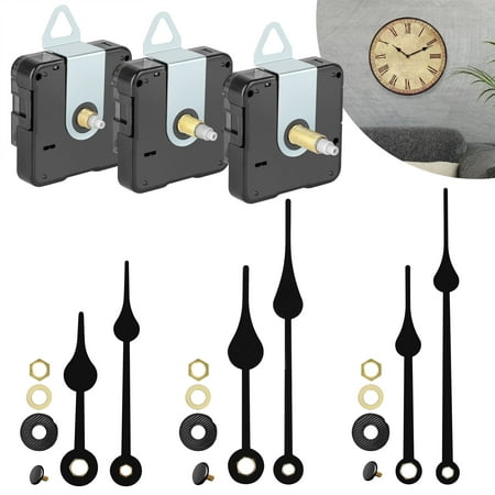 3pcs Quartz Clock Movement Kit, EEEkit DIY Repair Clock Mechanism Part with 3pair Hands