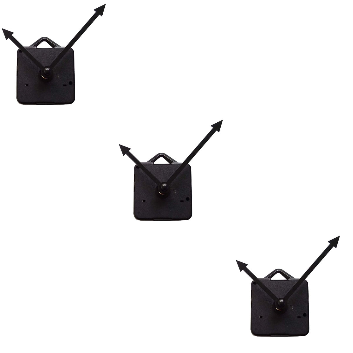 3pcs Quartz Wall Clock with Hook Mounting Accessories Silent Sweep