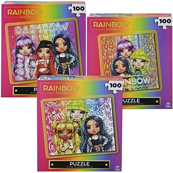 3pcs Rainbow High Premier Puzzle-Vary Style