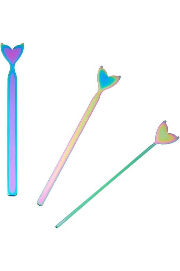 3pcs Rainbow Titanium Steel Fishtail Blank Bangle Blanks Stamping Cuff Bangle Strips Metal Engraving Blanks Bangle for DIY Bangle Jewelry Making Making DIY