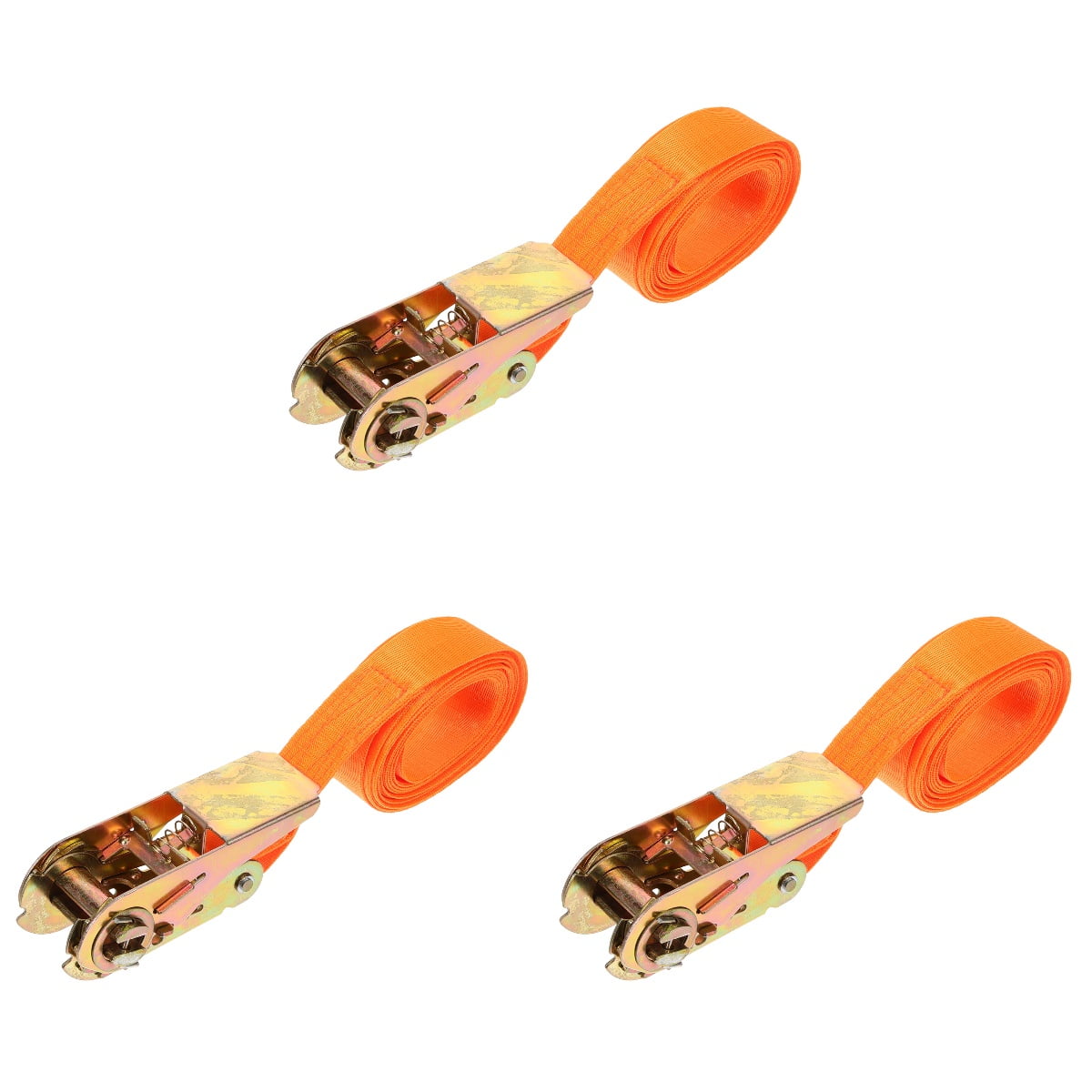 3pcs Ratchet Tie Down Strap Luggage Lashing Strap Portable Cargo Buckle