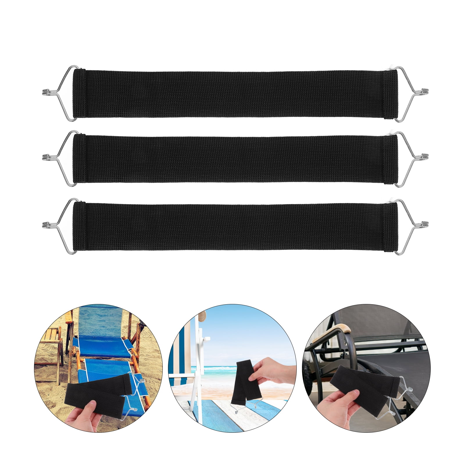 3pcs Reinforcement Belts For Patio Chairs Anti-break Elastic Straps ...