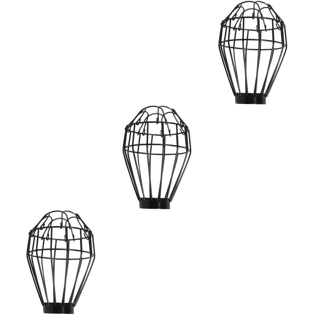 3pcs Reptile Heating Lamp Shade Cover Adjustable Light Fixture Lamp