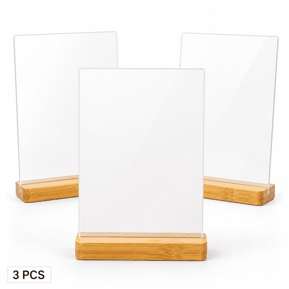 3pcs Retro Vertical Sublimation Photo Frames with Wooden Base Suitable for DIY Photo Prints & Heat Transfer 5x7 Picture Frames Suitable for Birthdays, Weddings, Mother's Day Gifts for Decor