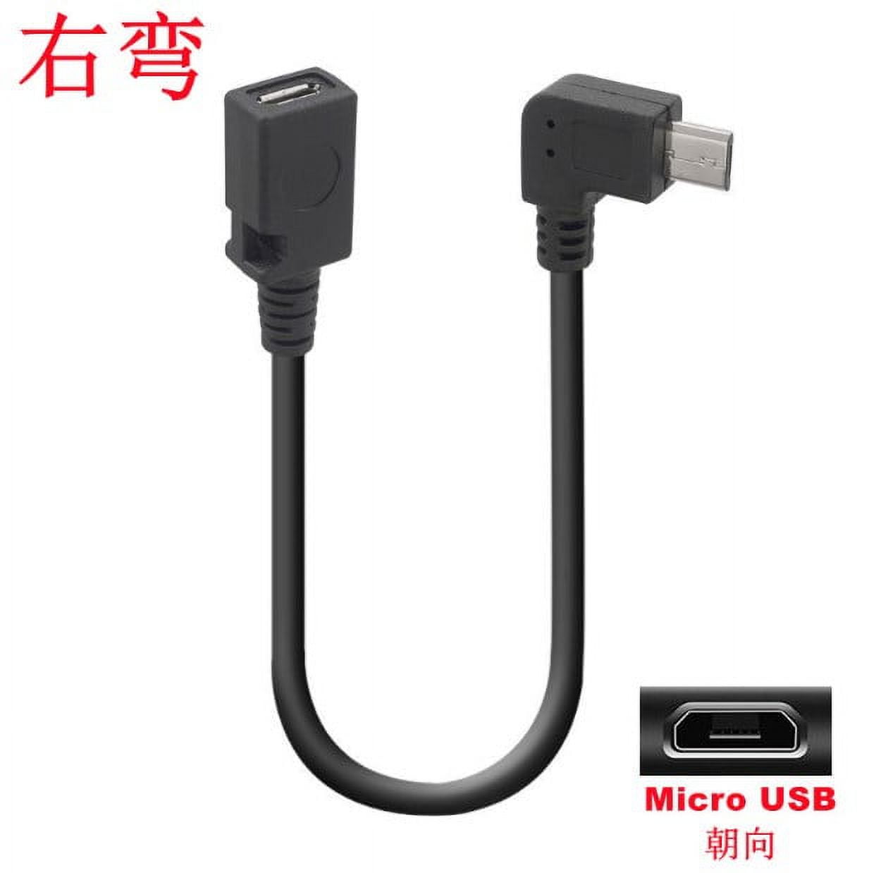 3pcs Right Angle Micro USB Cable Micro USB Cable Fast Charging Wire