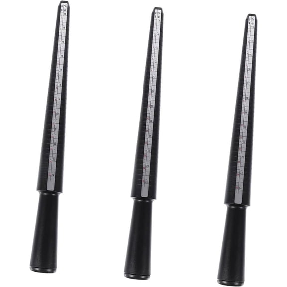 3pcs Ring Measuring Stick Rings Finger Measuring Gauge Finger Ring Stick Sizer Measuring Rod Major