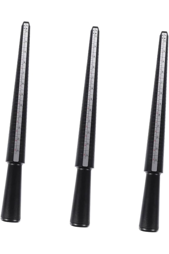 3pcs Ring Measuring Stick Rings Finger Measuring Gauge Finger Ring Stick Sizer Measuring Rod Major