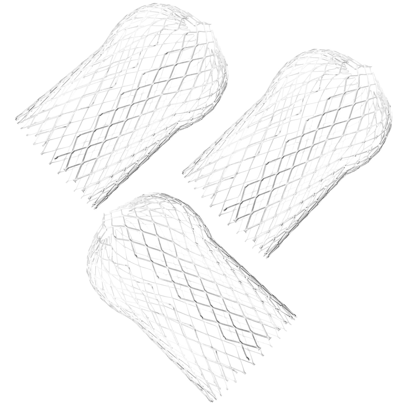 3pcs Roof Gutter Guards Stainless Steel Leaf Filter Expandable Gutter